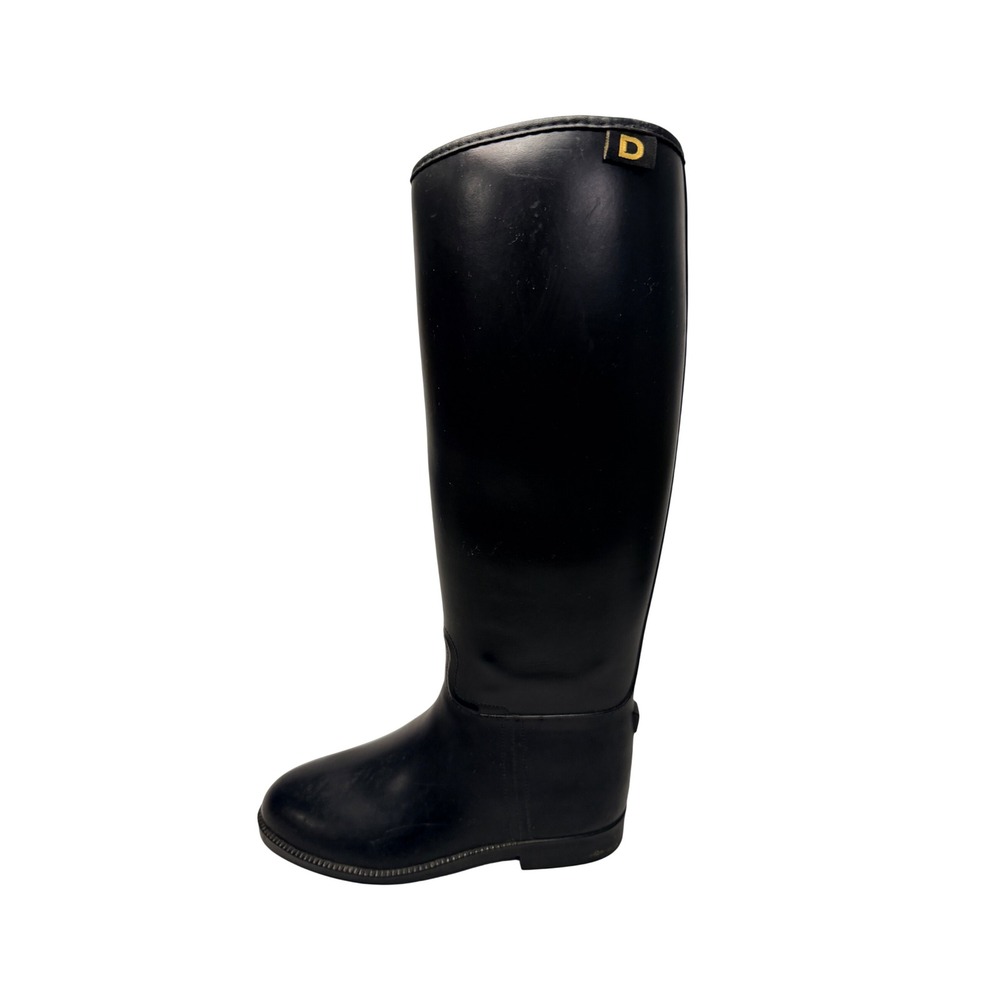 Dublin Ladies Universal Tall Boots Black PVC Equestrian Riding Boots Size 6
